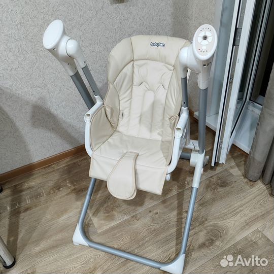 Стул для кормления babyton с функцией качелей