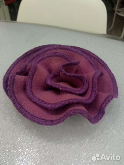 Декор цветок на шапку или одежду