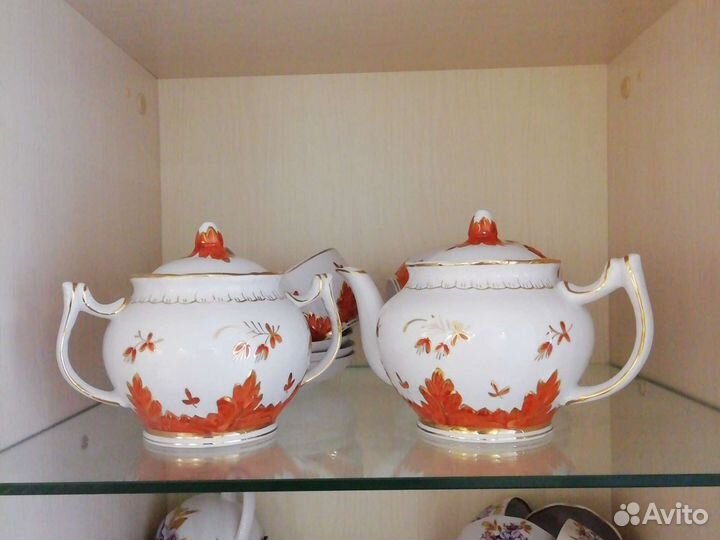 Чайный сервиз времен СССР Вербилки