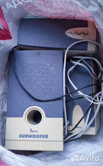 Аудио колонки для пк с сабвуфером