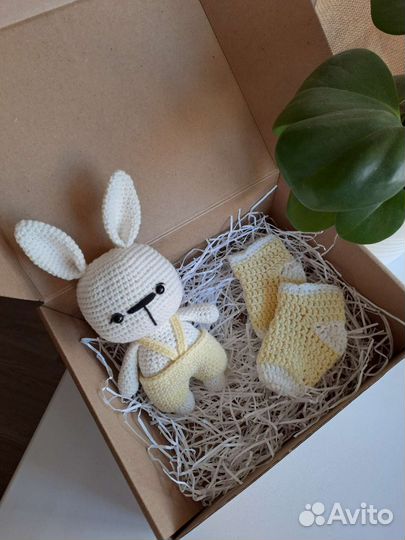 Бэби бокс/Вязаная игрушка ручной работы