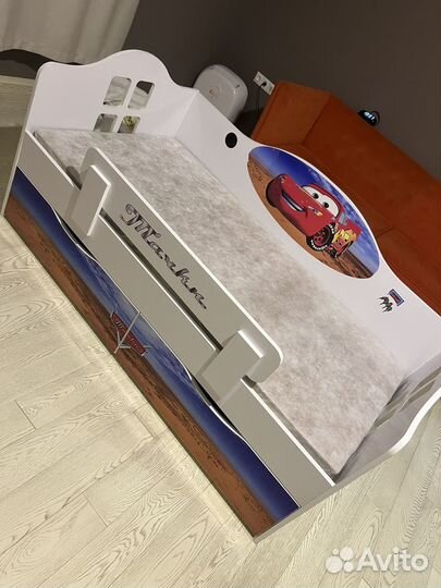 Детская кровать от 3 лет с бортиками