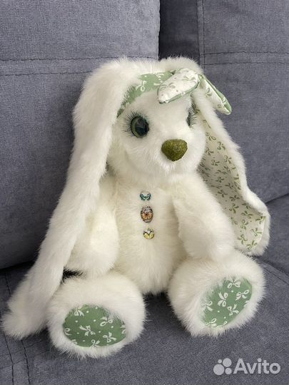 Заяц меховой ручная работа