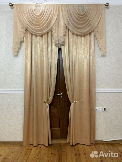Гордины, шторы и тюль в комплекте