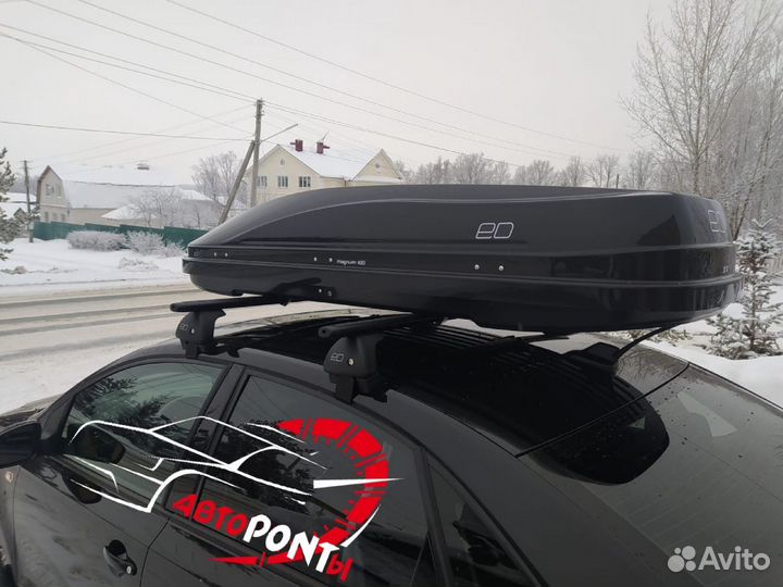 Бокс на крышу Фольксваген Поло аэро