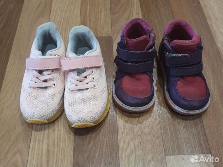 Кроссовки 28, ботинки 24