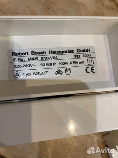 Слайсер для нарезки Бош