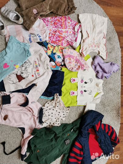 Комплект вещей для девочки 86-92