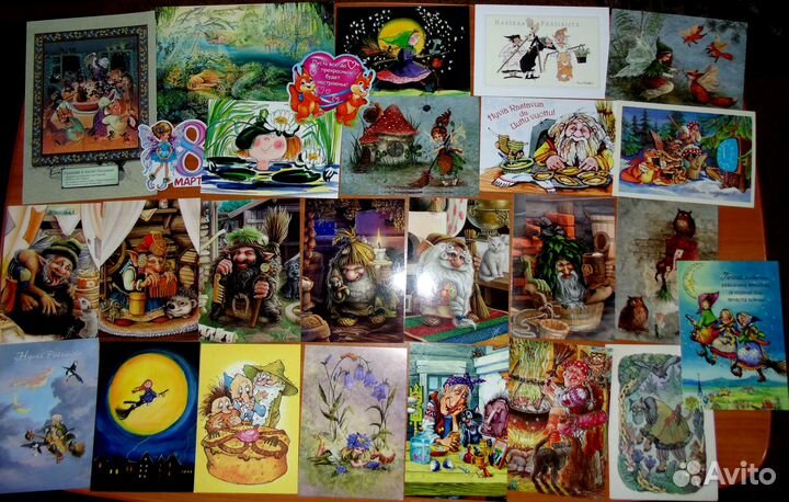 Открытки СССР С Новым годом и др, календарики