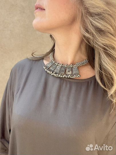 Ожерелье—чокер, Бохо стиль