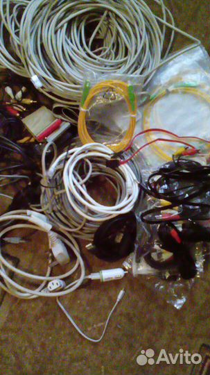 Кабели:Jack,3RCA,scart,IDE,патч-корд,переходники,S