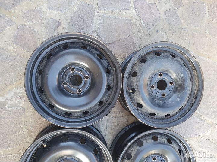 Штампованные диски r 15 4х100 54.1 solaris