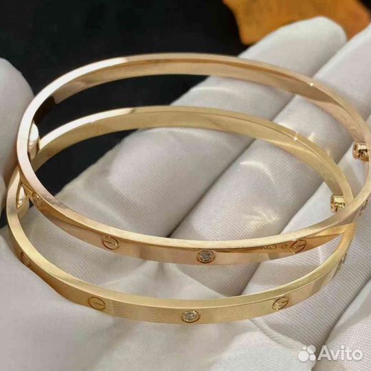 Браслет Cartier Love, маленькая модель 0,06ct