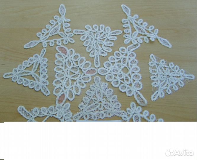 Для рукоделия тесьма белая