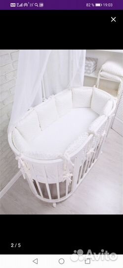 Бортики в детскую кроватку