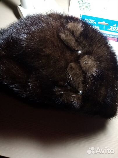 Шапка норковая женская