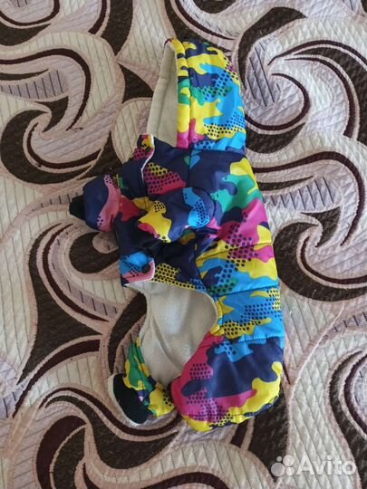 Одежда для собак мелких пород комбинезон зимний