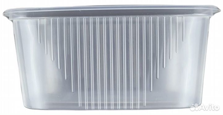 Одноразовые пластиковые контейнеры 250мл. 108*82