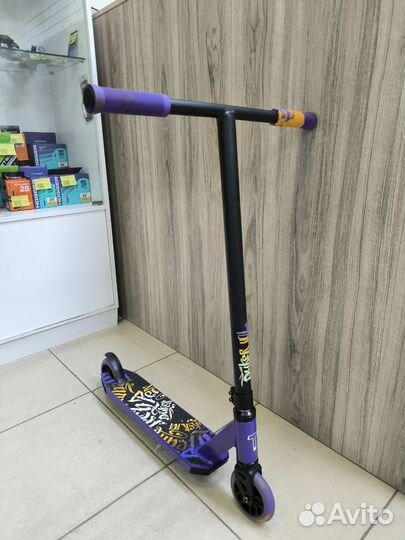 Трюковой самокат TT Duker 101, черн/фиолет