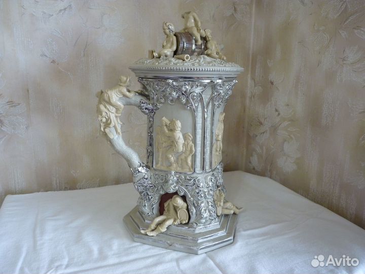 Антиквариат. Пивная кружка. Начало 20 в. Германия