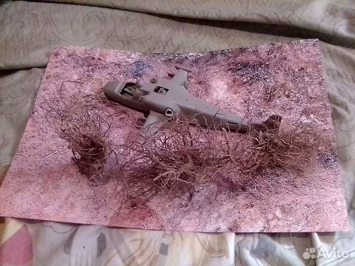 Диорама вертолет 1:72 Звезда