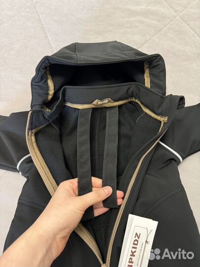 Комбинезон новый softshell 86 zipkidz черный