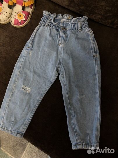 Джинсы и сарафан zara