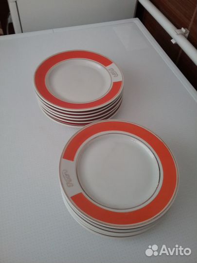 Тарелки Октябрьский фарфоровый завод