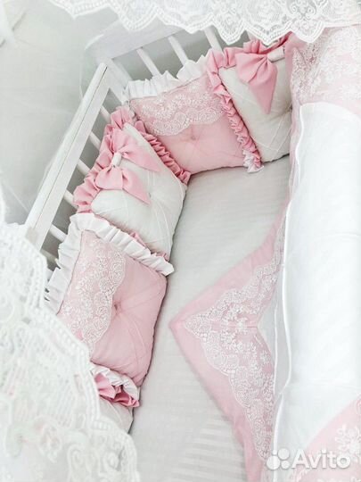 Новые комплекты в кроватку сатин