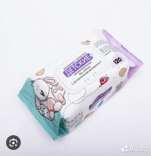 Влажные салфетки детские