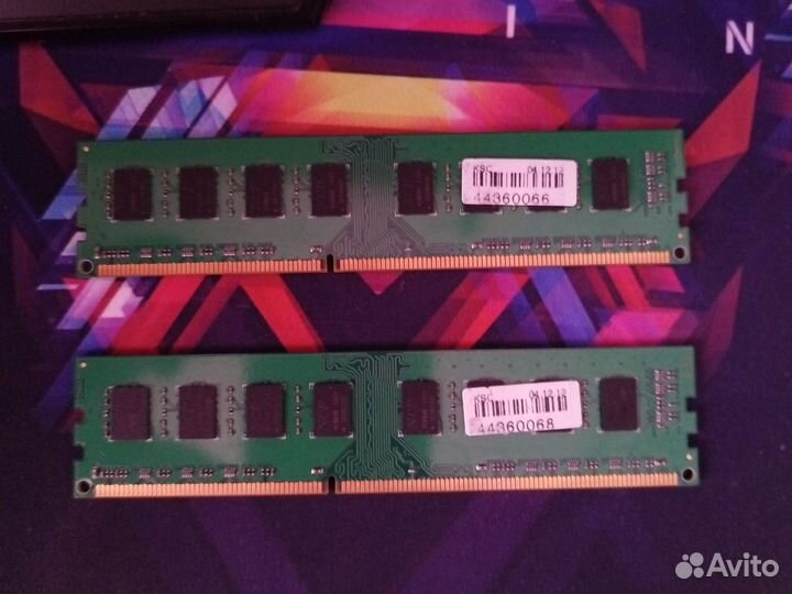 Оперативная память ddr3 2x2gb