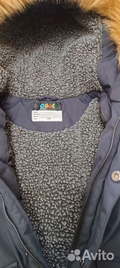 Куртка зимняя для мальчика 128