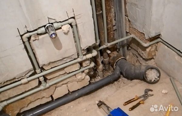 Водопровод и водоотведение, монтаж, разводка