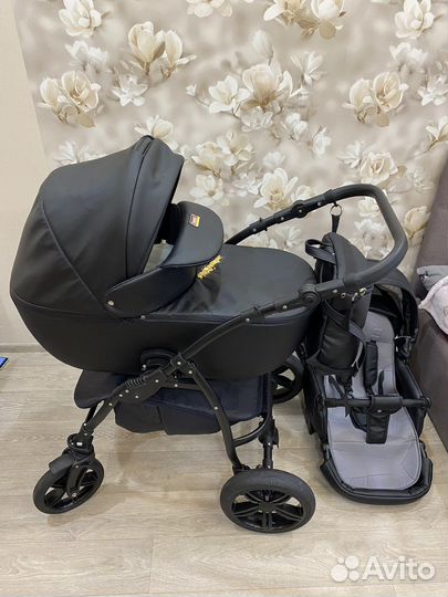 Коляска 2 в 1 alba экокожа