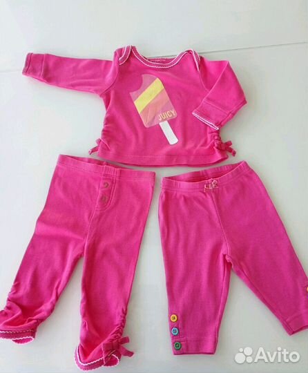 Фирменный костюм Carter's для девочки 3мес