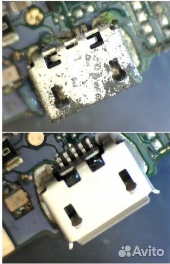 Замена разъема micro USB, Type-C и любые другие
