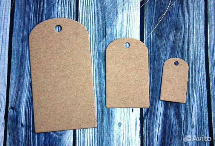 Картонные бирки