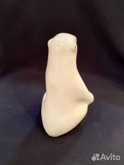 Белый медведь.Сысерть.1967 год.Фарфор