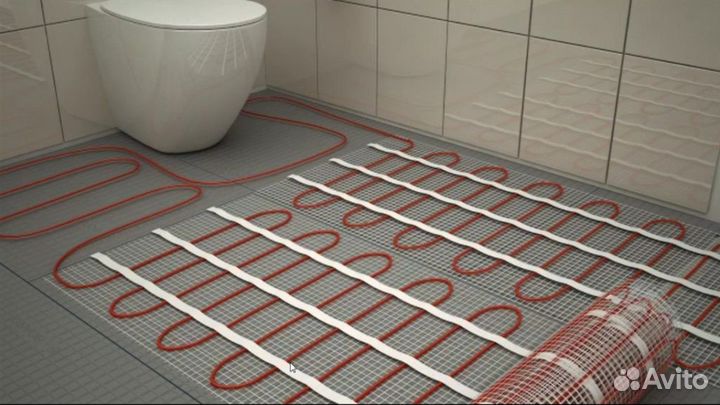 Теплые полы Мат 1кв. метр