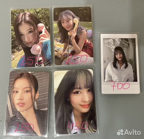 Карты Twice момо и сана