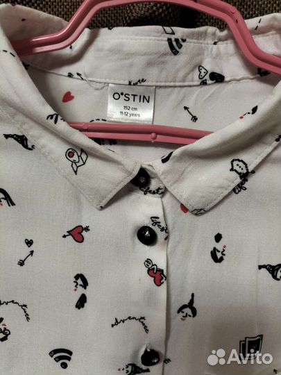 Блузка школьная 152