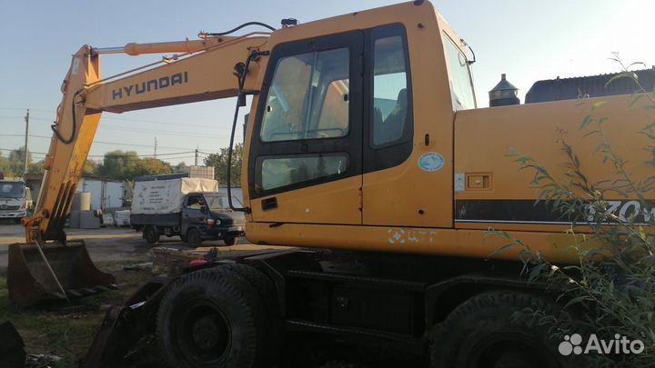 Колёсный экскаватор Hyundai R170W-7, 2007