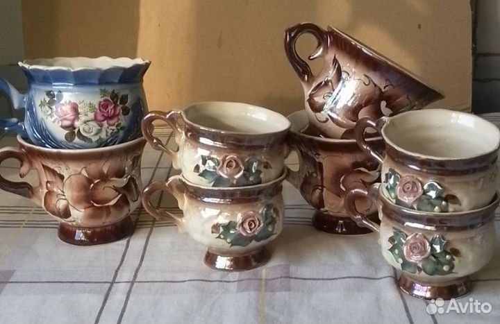 Кофейные и чайные чашки керамические СССР