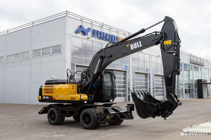 Колёсный экскаватор Bull EW210 Plus, 2025