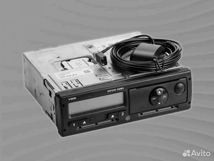 Тахограф VDO 3283. Гарантия 1 год.С подключением