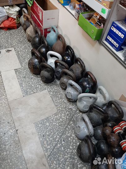 Гантели 16 и 24 кг отпр авито доставкой