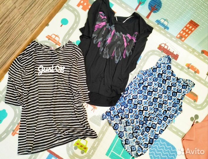 Вещи пакетом на девушку 44 46, два пакета