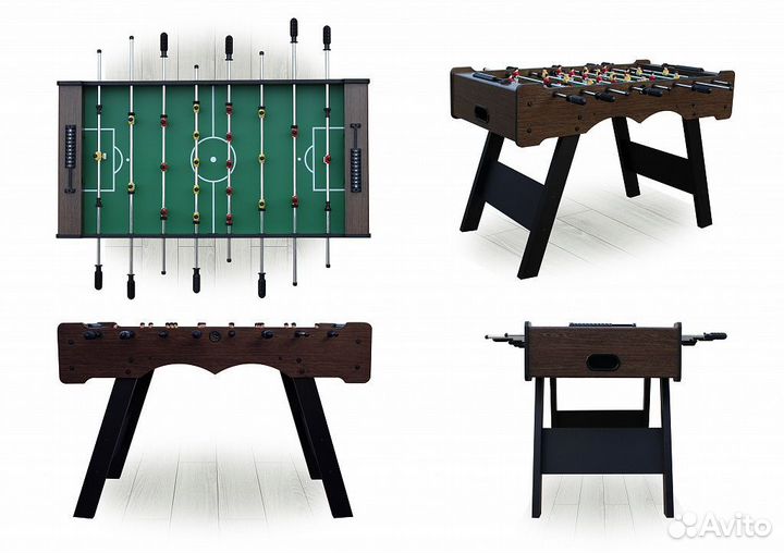 Настольный футбол кикер Stuttgart венге 4Ф