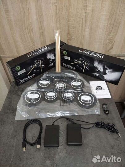 Электронные барабаны, силиконовые барабаны