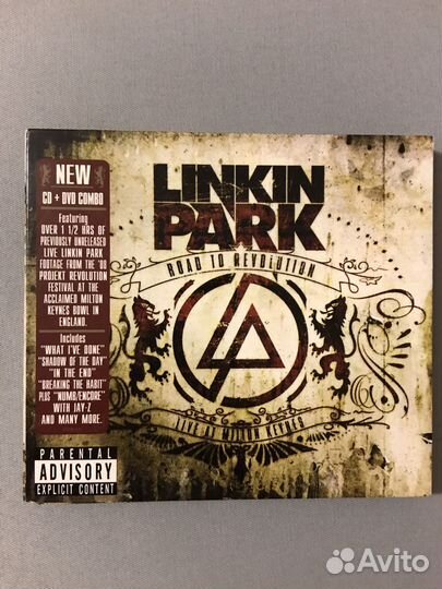 CD диск Linkin park - road to revolution